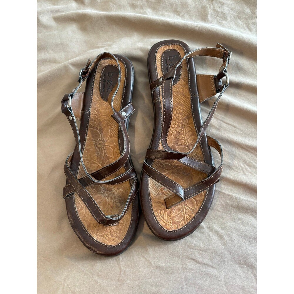 B.O.C. Brown Strappy Sandals size 11